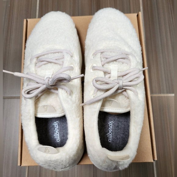 Allbirds Mens' Wool Runner Fluff Running Shoes ~WHITE ~Size 11 **NEW - Picture 3 of 12